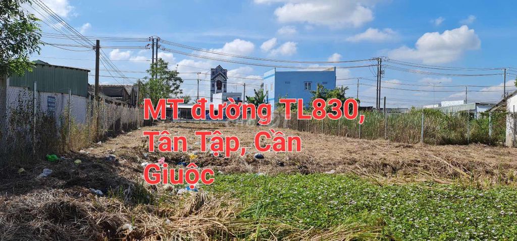 Bán, 1140 có 600m2 thổ, 2MT830, Tân Tập, Cần Giuộc, LA