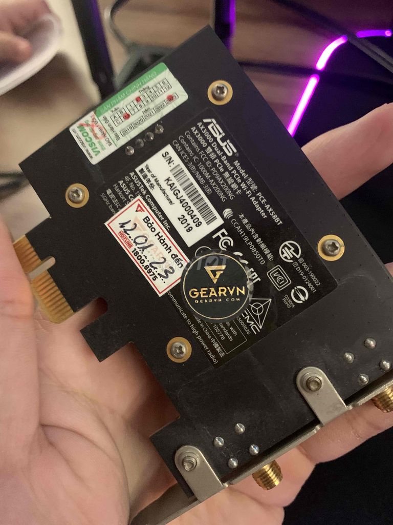 Router wifi AC68U + Card wifi asus PCE-AX58BT. Mua bán Linh kiện (RAM, Card...) tại Thành phố Thủ Đức Tp Hồ Chí Minh được đăng bởi Đình Hưng hình 4