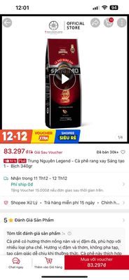 Cà phê Trung Nguyên Sáng tạo 1. Mua bán Đồ ăn, thực phẩm và các loại khác tại Quận Phú Nhuận Tp Hồ Chí Minh được đăng bởi Ngan 