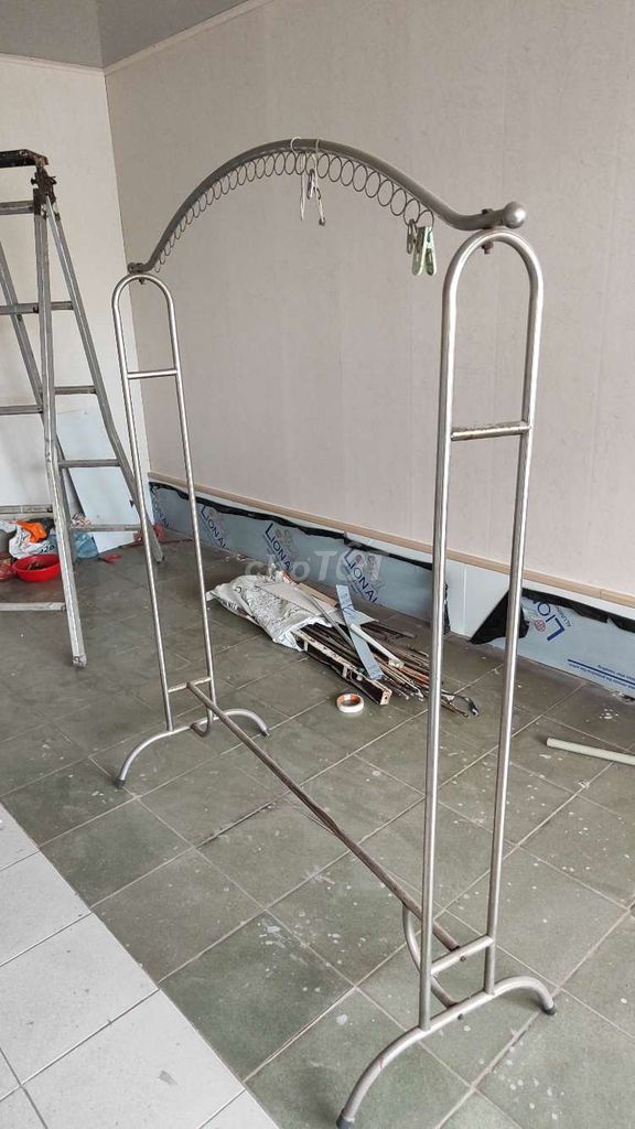 Giá phơi quần áo Inox Bạc. Mua bán Nội thất, đồ gia dụng khác tại Quận Đống Đa Hà Nội được đăng bởi Gia khánh hình 1