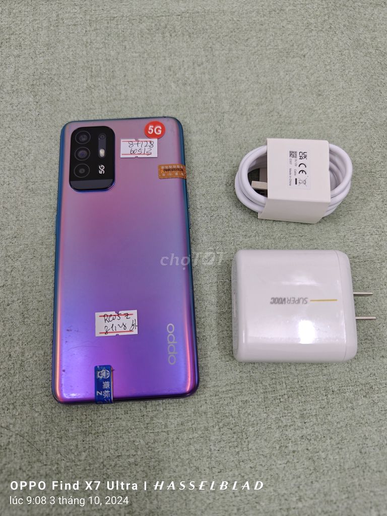 Oppo Reno 5Z 5G Q.tế sạc 65w vooc TRẢ GÓP - COD