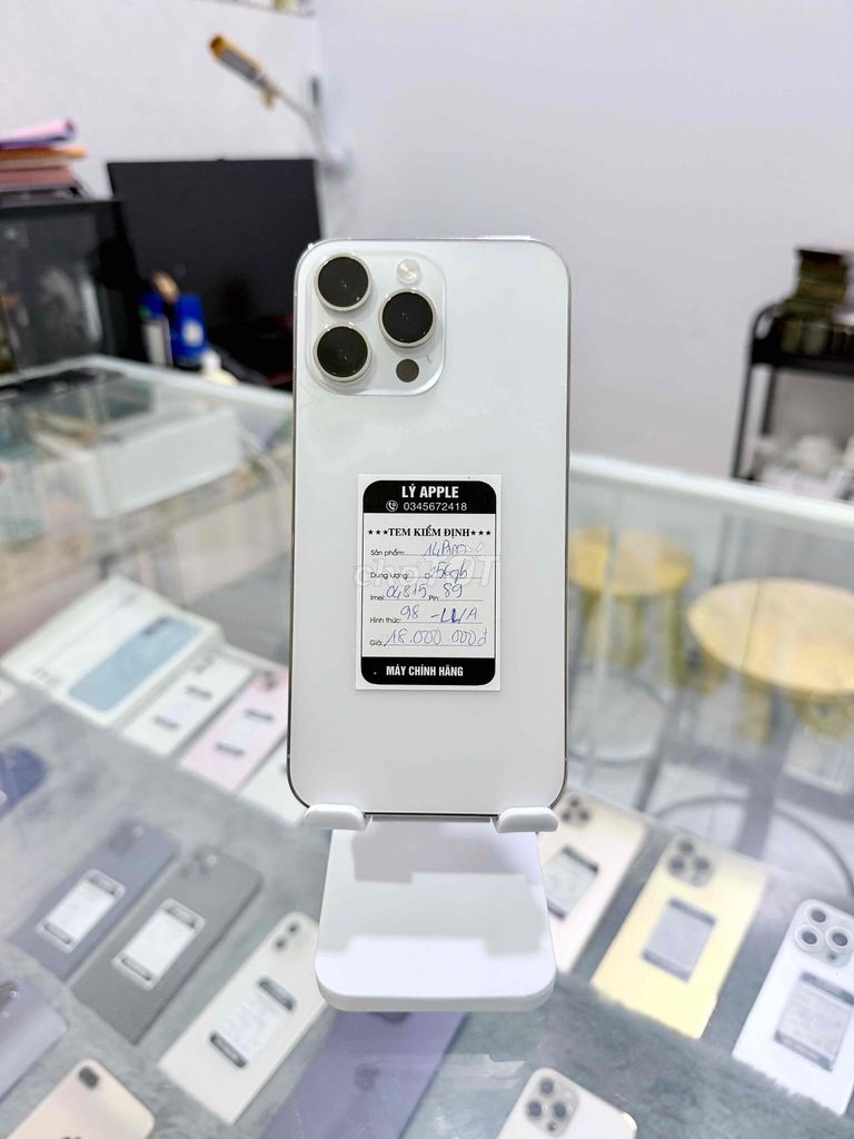 iPhone 14 Pro Max Trắng 256GB (bán trả góph. Mua bán Điện thoại tại Thành phố Long Xuyên An Giang được đăng bởi Lý Apple hình 1