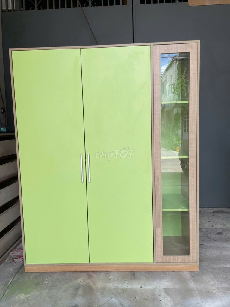 TỦ QUẦN ÁO GỖ CÔNG NGHIỆP. Mua bán Tủ, kệ gia đình tại Quận Bình Tân Tp Hồ Chí Minh được đăng bởi HÀNG THANH LÝ NỘI THẤT 268 hình 1