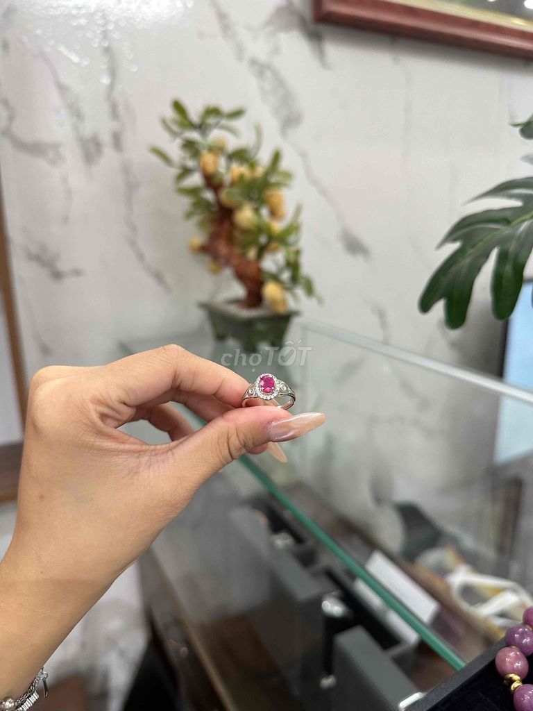 Nhẫn Bạc xi vàng Ruby thuỷ tinh chì Nữ Mới. Mua bán Phụ kiện thời trang khác tại Quận Đống Đa Hà Nội được đăng bởi Mốc Yêu hình 1