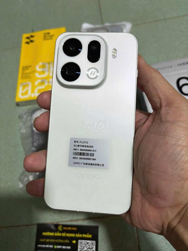 Oppo Find X9 Pro 512GB Trắng Như mới. Mua bán Điện thoại tại Quận Bình Tân Tp Hồ Chí Minh được đăng bởi Gia Huy hình 1