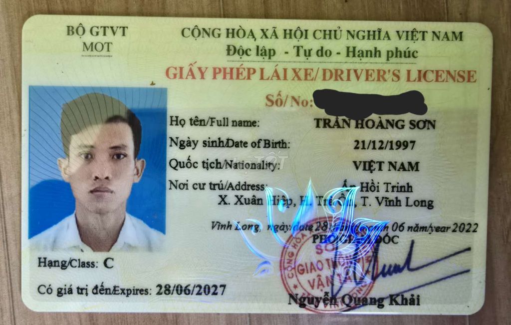 Tx Bằng C cần chạy tua hoặc chạy chầu. Dịch vụ tại Huyện Trà Ôn Vĩnh Long được đăng bởi Trần hoàng sơn hình 1
