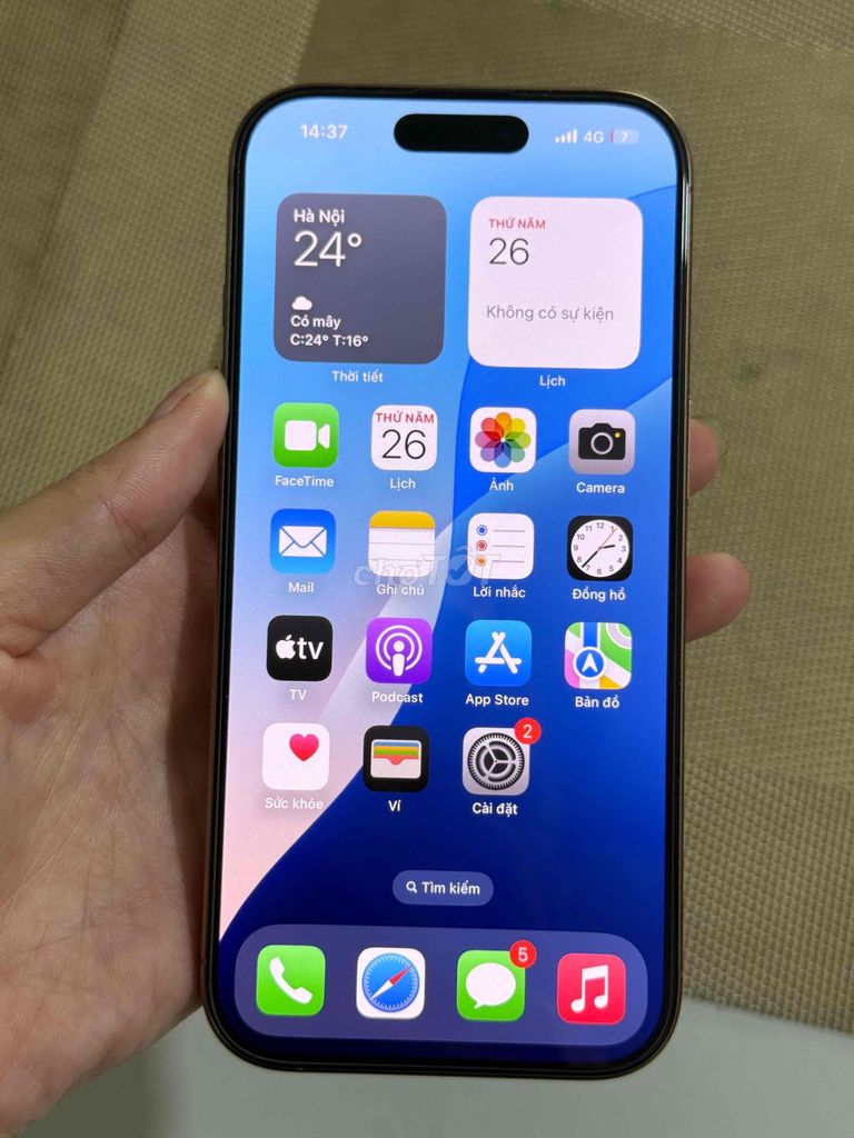 iphone 16pro 128gb VNA vàng sa mạc cbh 9/2025