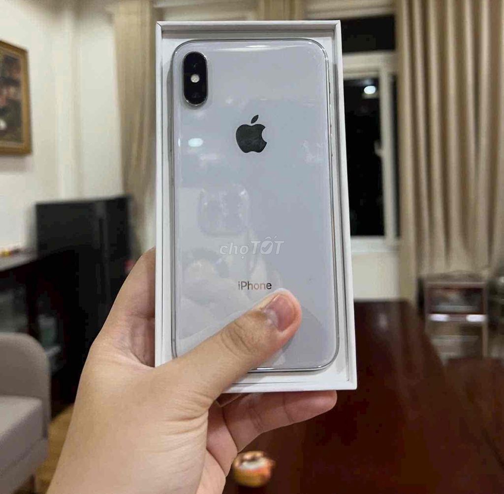 iphone X-256gb trắng qtế mỹ pin100 zin áp suất. Mua bán Điện thoại tại Quận 3 Tp Hồ Chí Minh được đăng bởi Nam Á Mobile hình 1