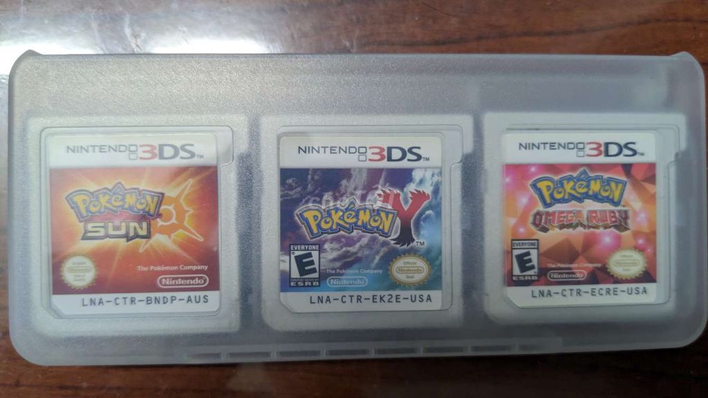 Bán thẻ game 3ds pokemon