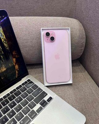 iphone 15plus 256gb hồng EA/A pin new 100 zin keng