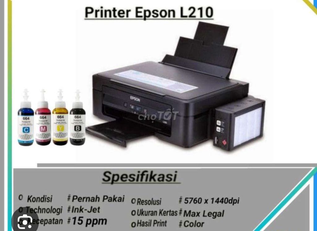 L210 máy in màu Epson đa năng in scan copy màunét