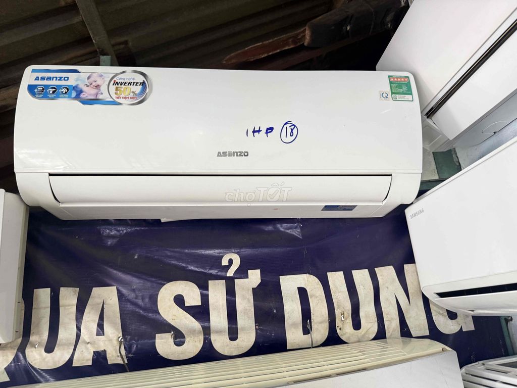 Máy lạnh Asanzo 1 ngựa tiết kiệm điện gas 410 zin. Mua bán Máy lạnh, điều hoà tại Quận 6 Tp Hồ Chí Minh được đăng bởi Thịnh Khang Minh hình 1