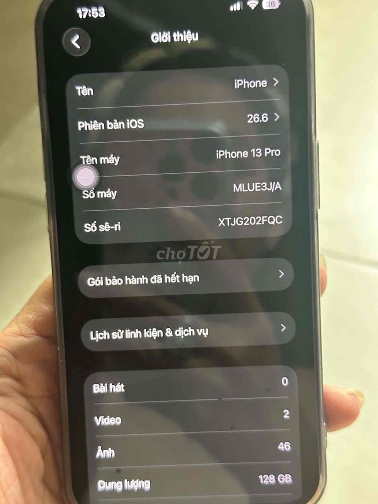 Apple iPhone 13 Pro 128GB. Mua bán Điện thoại tại Quận Tân Phú Tp Hồ Chí Minh được đăng bởi lương huy hình 1