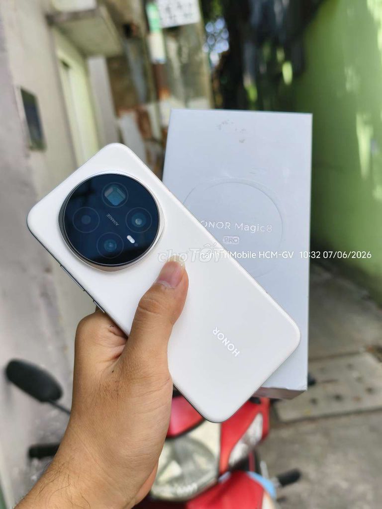 Honor Magic 8 Pro 16/512GB Trắng sạc it Pin 100. Mua bán Điện thoại tại Quận Gò Vấp Tp Hồ Chí Minh được đăng bởi Thanh Tri hình 1