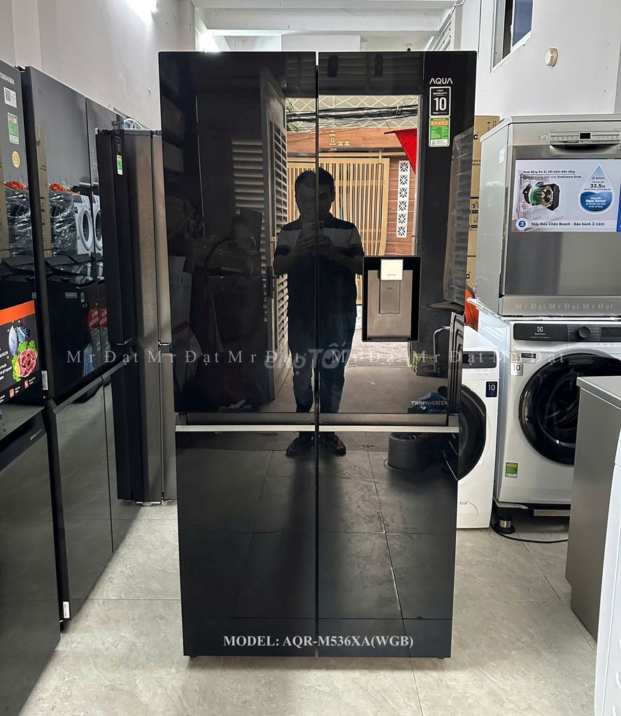 Tủ lạnh Inverter 469 lít AQUA. AQR-M536XA(WGB). Mua bán Tủ lạnh tại Quận 8 Tp Hồ Chí Minh được đăng bởi Trần Thiện Đạt hình 1