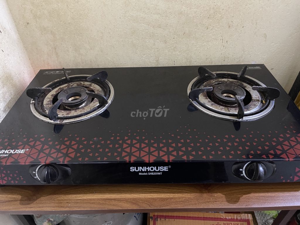 Bếp gas đôi Sunhouse SHB201MT Đen. Mua bán Bếp, lò, đồ điện nhà bếp tại Quận Phú Nhuận Tp Hồ Chí Minh được đăng bởi Lý Thanh Tuyền hình 1