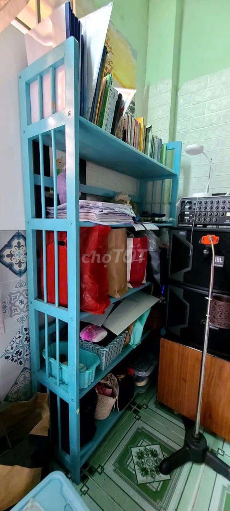 Kệ Gỗ Xanh 1m57x92cm. Mua bán Tủ, kệ gia đình tại Thành phố Biên Hòa Đồng Nai được đăng bởi đạt đạt hình 1
