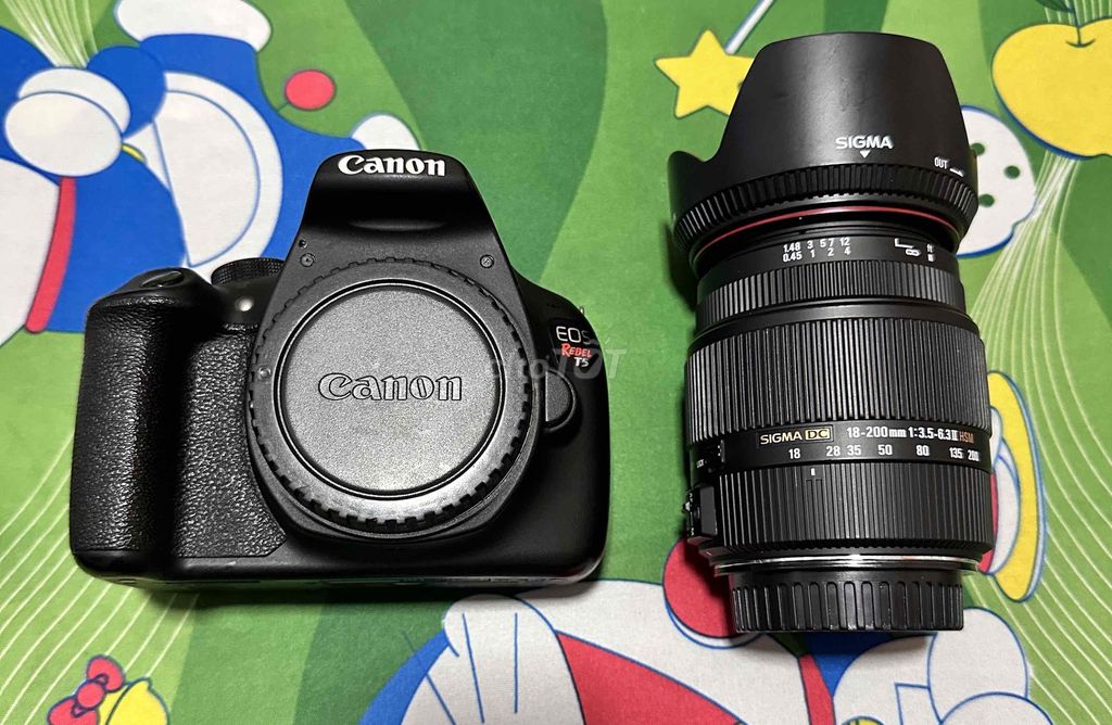 Máy ảnh Canon 1200D kèm lens Sigma. Mua bán Máy ảnh, Máy quay tại Thành phố Thuận An Bình Dương được đăng bởi Quang kỳ hình 1