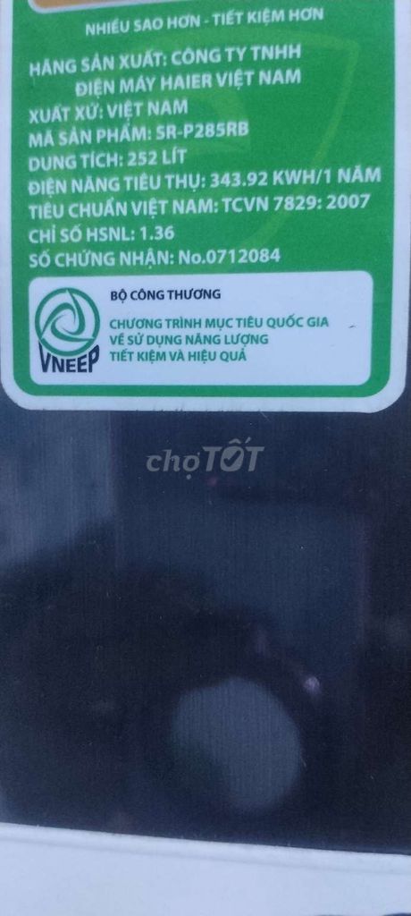 Tủ lạnh Sanyo 252L đã sử dụng 95%. Mua bán Tủ lạnh tại Thị xã Phú Mỹ Bà Rịa - Vũng Tàu được đăng bởi Vinh Hoa hình 1