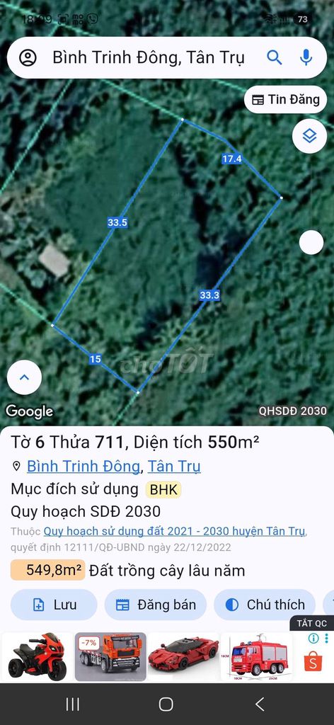 dât vườn 550m2 cho a e mua dể dành