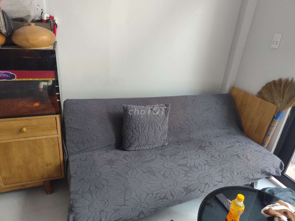 Sofa giường vải màu xám. Mua bán Giường, chăn ga gối nệm tại Thị xã Tân Uyên Bình Dương được đăng bởi trần hoàng hình 1