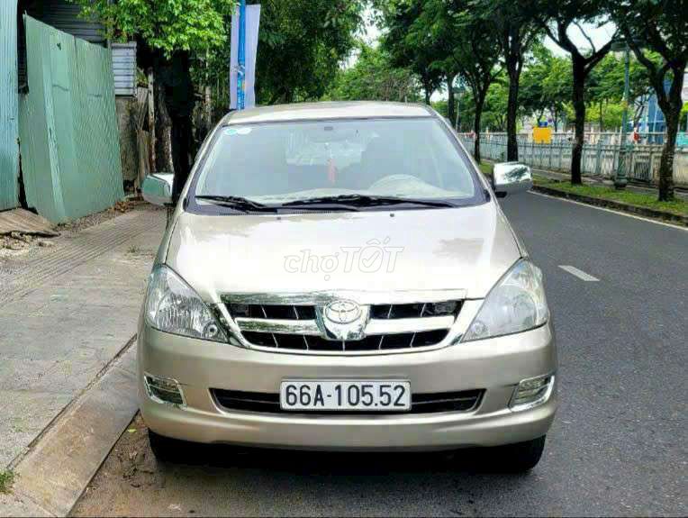 TOYOTA INNOVA G 2007 SỐ SÀN, GẦM MÁY NGON.