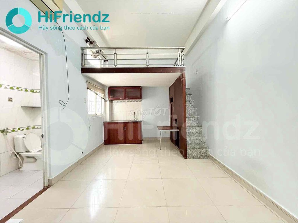 TRỌ GIÁ RẺ GÁC CAO CỬA SỔ THOÁNG KHU HOÀNG HOA THÁM - NHÀ GA T3
