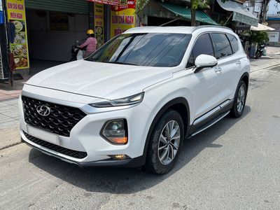 Hyundai Santafe máy dầu model 2021 màu trắng