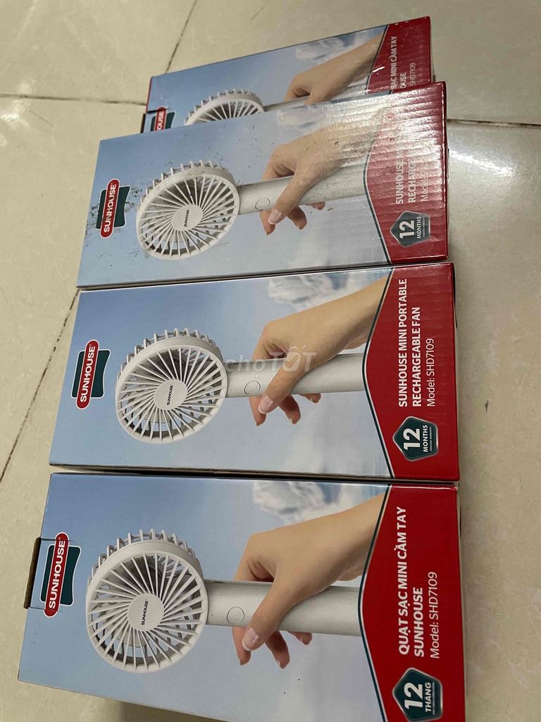 Quạt sạc mini SUNHOUSE SHD7109 Trắng. Mua bán Quạt tại Thành phố Thủ Đức Tp Hồ Chí Minh được đăng bởi Tuyet Dang hình 1