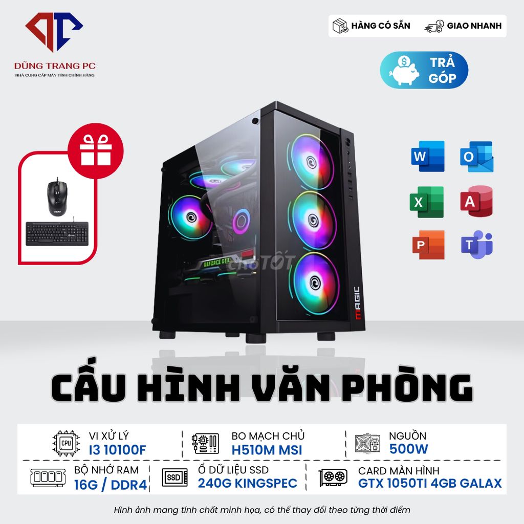 CẤU HÌNH VĂN PHÒNG