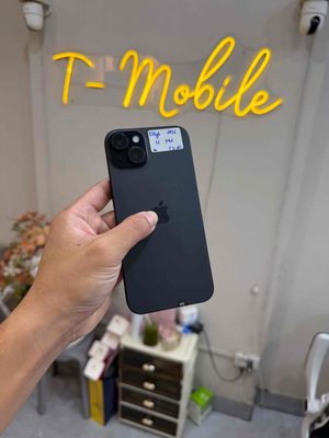 15 Plus 256GB Đen zin full pin 91%