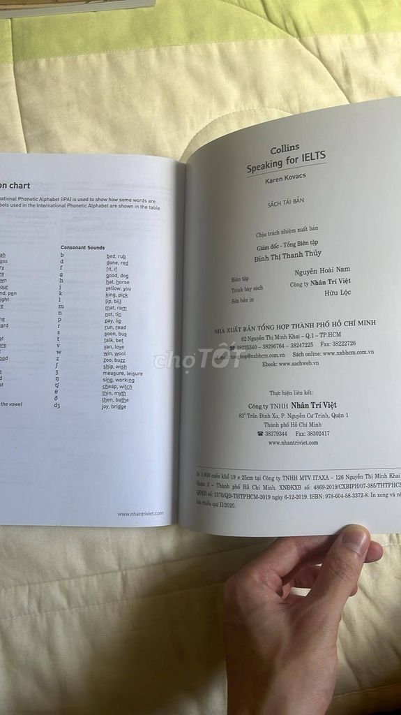 (THANH LÝ) Sách học Speaking IELTS