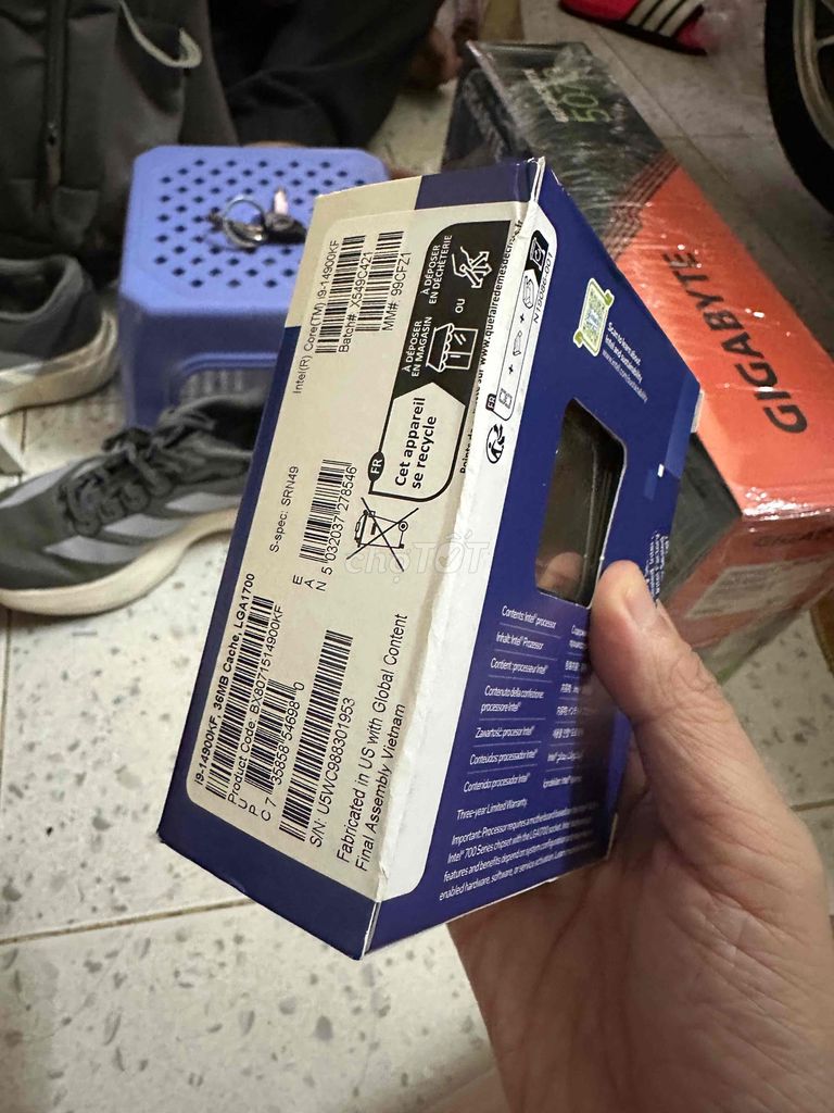 CPU Intel Core i9-14900KF newseal giá tốt. Mua bán Linh kiện (RAM, Card...) tại Quận 4 Tp Hồ Chí Minh được đăng bởi Phạm Duy Luân hình 1