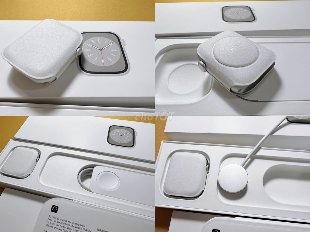 Apple watch series 8 - 45mm silver GPS - Fullbox