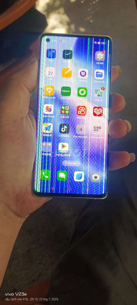 Oppo Reno 5 Pro Plus 5G 128GB Nứt lưng, sọc màn. Mua bán Điện thoại tại Quận Bình Thuỷ Cần Thơ được đăng bởi cầu rạch súc 91b Nguyễn Văn Linh  hình 1