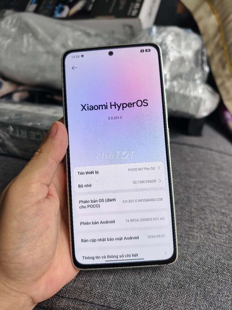 Xiaomi Poco M7 Pro 5G 8GB/256GB Xám. Mua bán Điện thoại tại Quận 7 Tp Hồ Chí Minh được đăng bởi Huyền Diệu hình 1