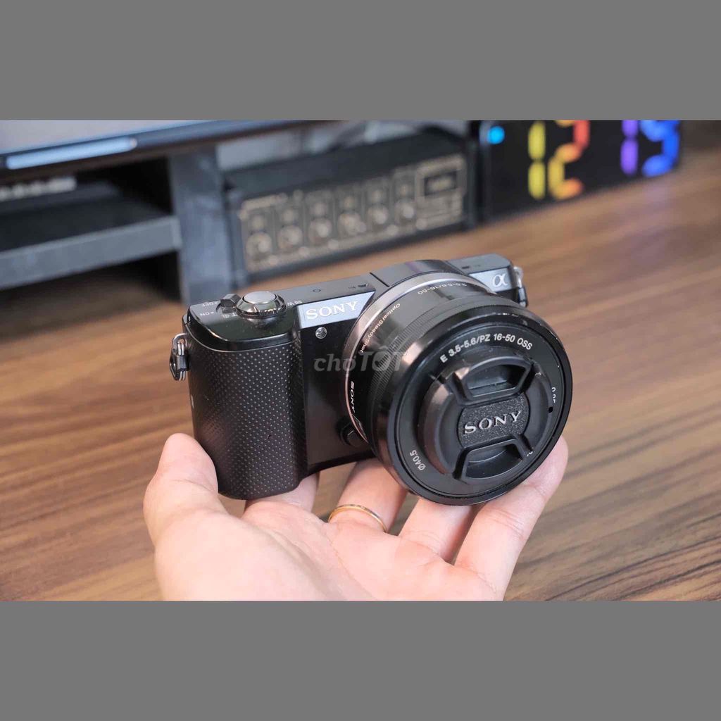 Máy ảnh Sony A5000 Đen đẹp không lỗi. Mua bán Máy ảnh, Máy quay tại Huyện Thống Nhất Đồng Nai được đăng bởi Babybun hình 1