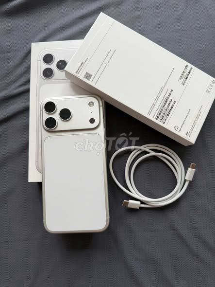 Apple iPhone 17 Pro Max 256GB Bạc Mỹ Còn bảo hành. Mua bán Điện thoại tại Quận 5 Tp Hồ Chí Minh được đăng bởi Hội Đồ Điện Tử hình 1