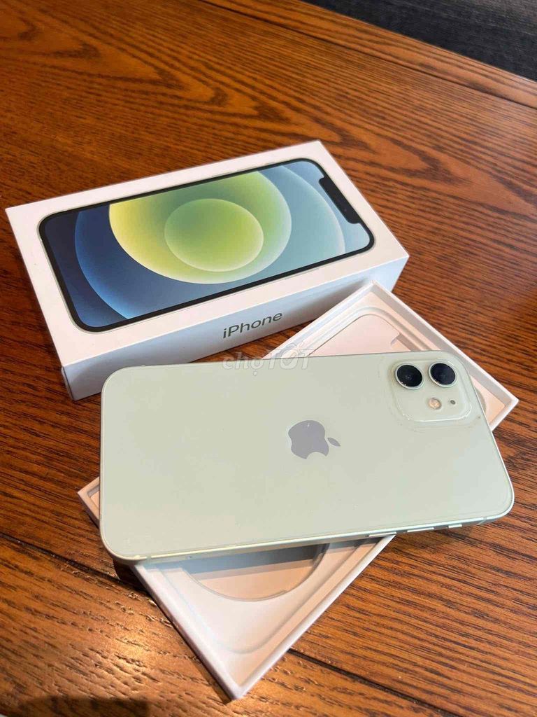 iPhone 12 128GB Green FULLBOX BH APPLE 06/2024. Mua bán Điện thoại tại Quận 10 Tp Hồ Chí Minh được đăng bởi iStockHCM hình 1