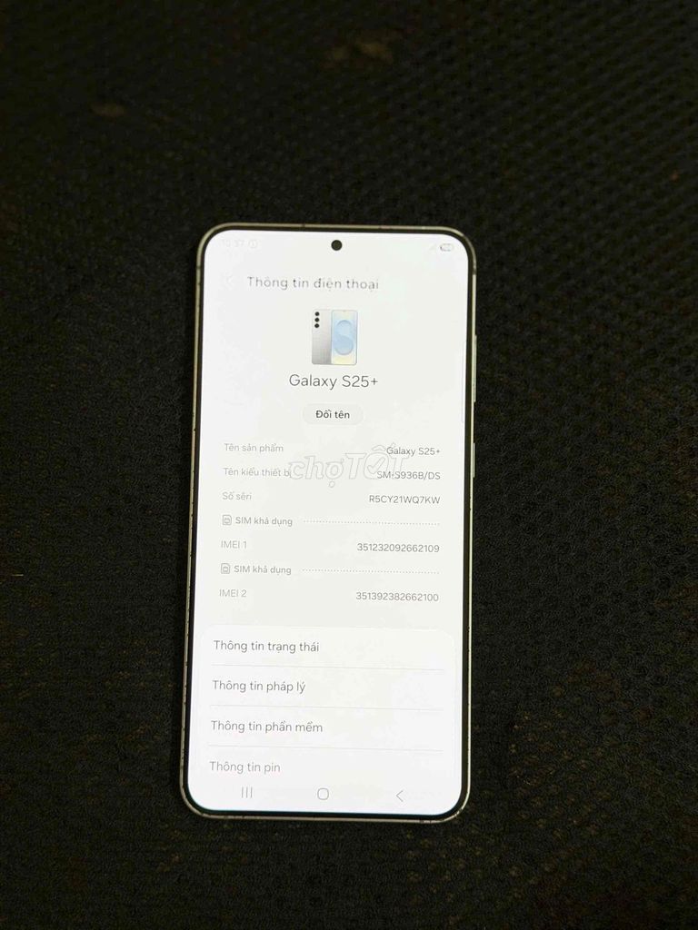 Samsung Galaxy S25+ 12GB/256GB Xám. Mua bán Điện thoại tại Quận Ngũ Hành Sơn Đà Nẵng được đăng bởi ttttt hình 1