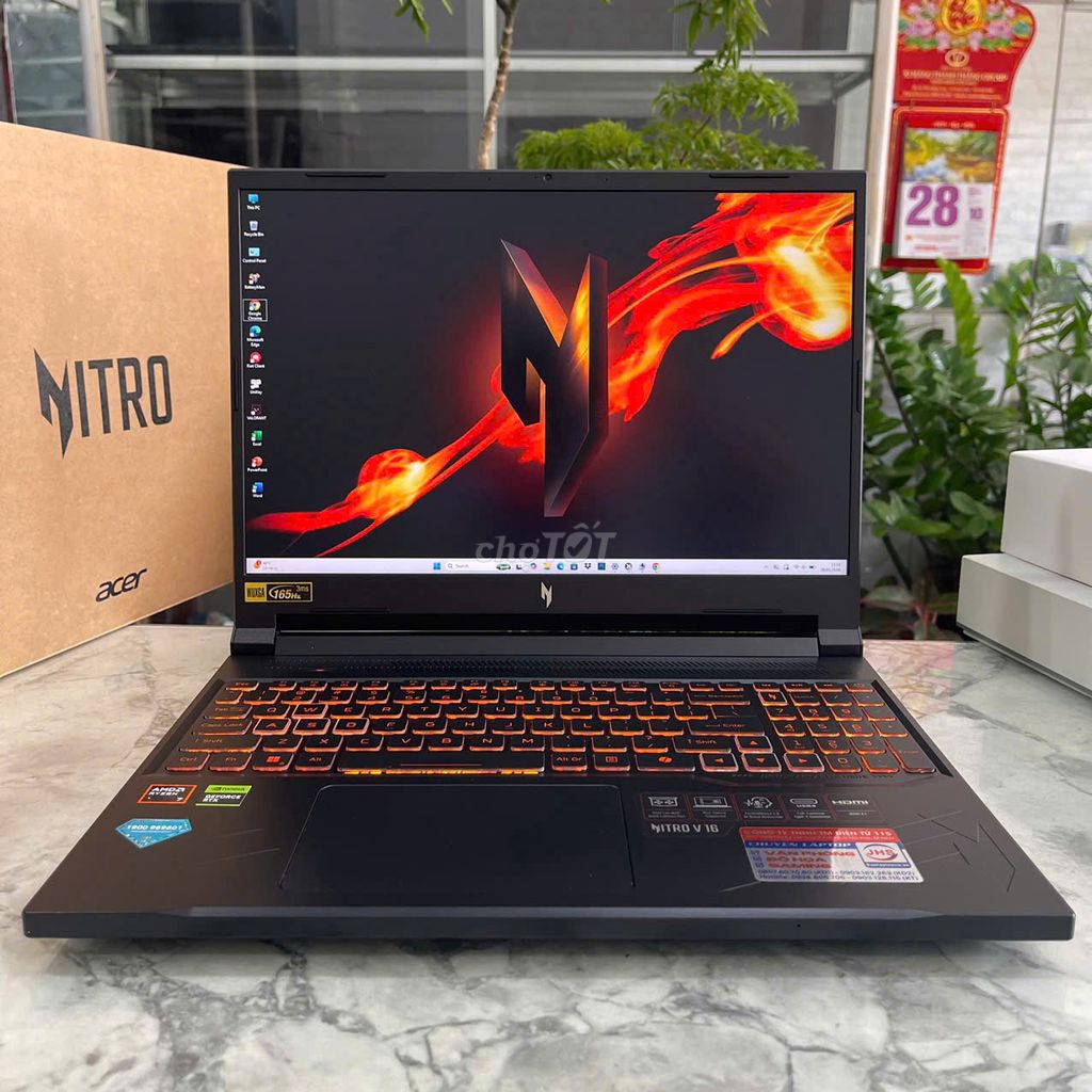 Acer NitroV ANV16 BH 8/2028 RYZEN7 8845HS RTX4050. Mua bán Laptop tại Quận Tân Phú Tp Hồ Chí Minh được đăng bởi PHAN TRỌNG THIỆN hình 1