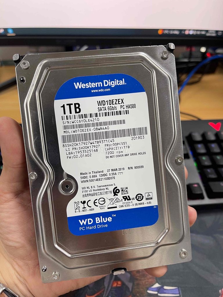 Thanh lý HDD 1TB good 100%