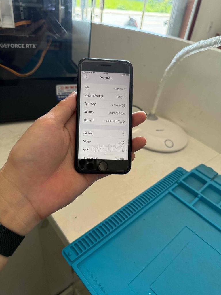 Apple iPhone SE 2020 64GB Đen. Mua bán Điện thoại tại Huyện Thuỷ Nguyên Hải Phòng được đăng bởi Hùng Nguyễn THP store hình 1