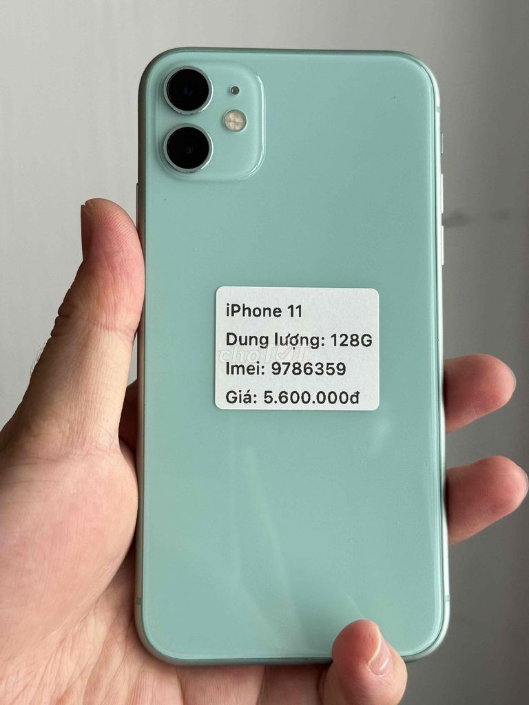 iPhone 11 128GB Xanh lá máy full chức năng. Mua bán Điện thoại tại Thành phố Buôn Ma Thuột Đắk Lắk được đăng bởi Nguyễn Hoàng hình 1