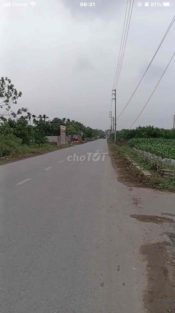 Đất nông nghiệp mặt đường tỉnh lộ 422 Sài Sơn Quốc Oai Hà Nội