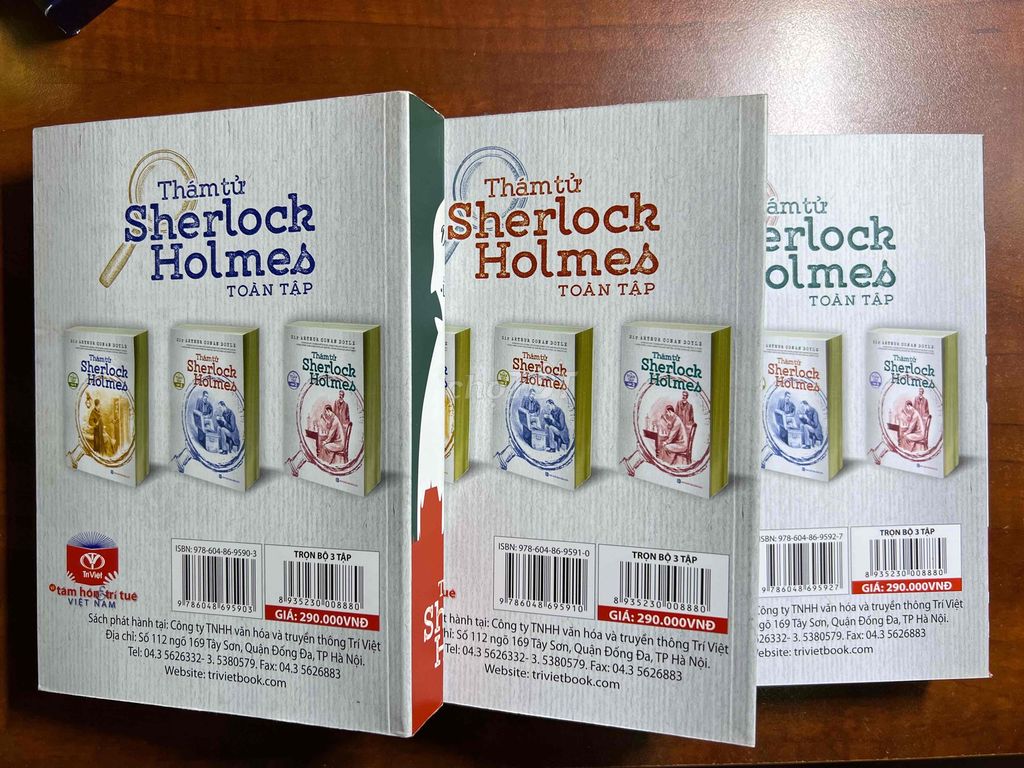 bộ sách Sherlock Holmer 3 cuốn