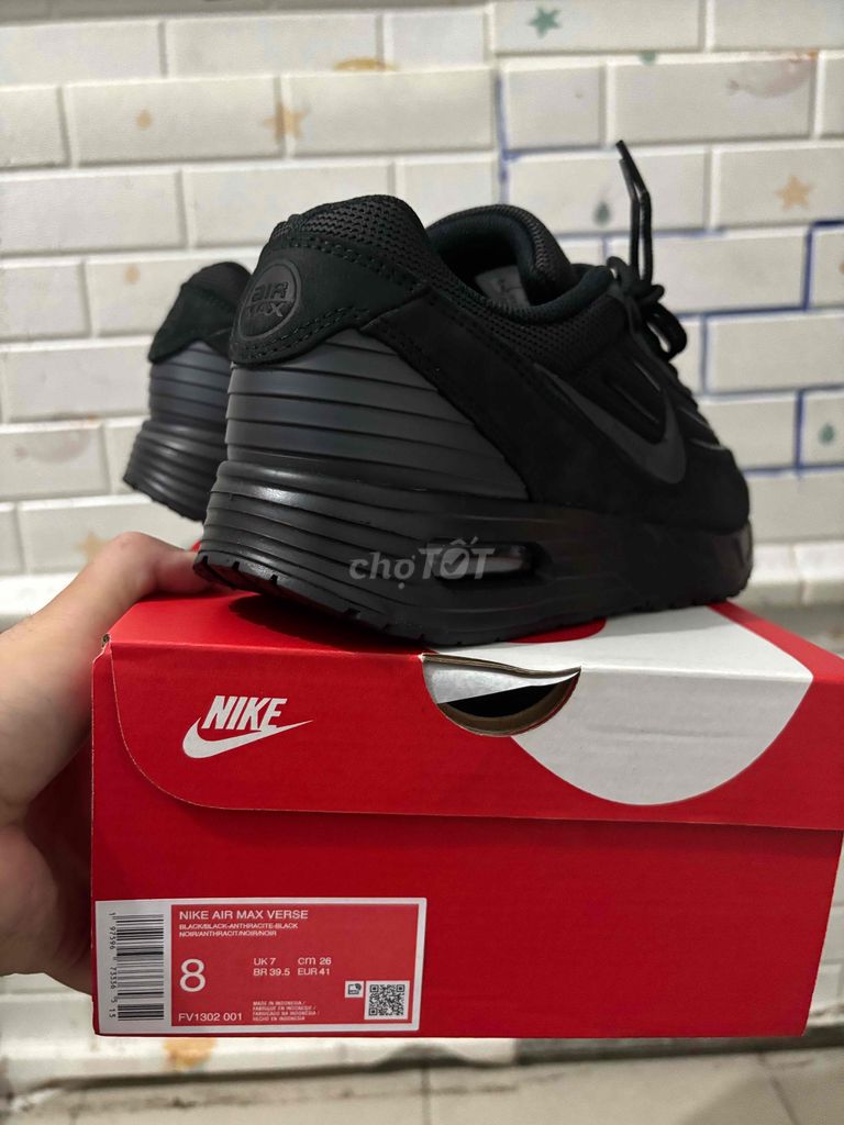 Giày Nike Air Max Verse đen, size 41 (26 cm). Mua bán Giày dép tại Quận Bình Tân Tp Hồ Chí Minh được đăng bởi Trần Phúc hình 3