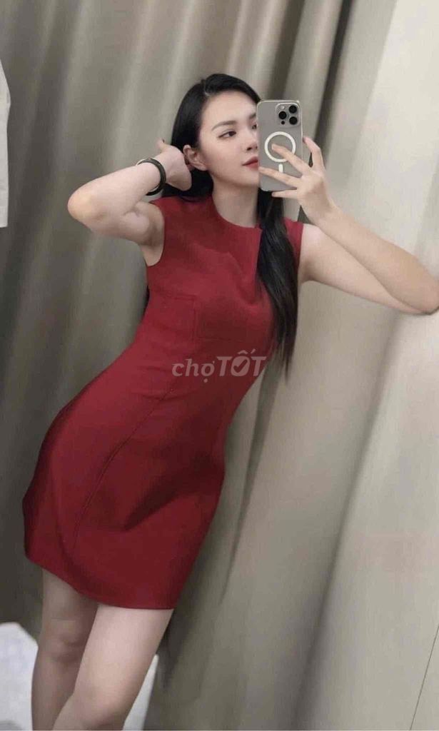 Váy ZARA Nữ Đỏ size XS Đã sử dụng. Mua bán Quần áo tại Thị xã Điện Bàn Quảng Nam được đăng bởi Aster Trần hình 1