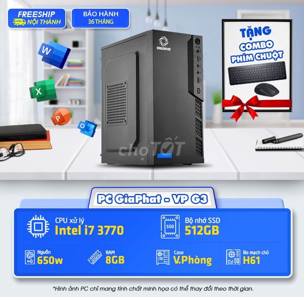 Máy Tính Văn Phòng Core i7 3770, 256G SSD. Mua bán Máy tính để bàn tại Quận 6 Tp Hồ Chí Minh được đăng bởi Trần Thành Đại hình 1