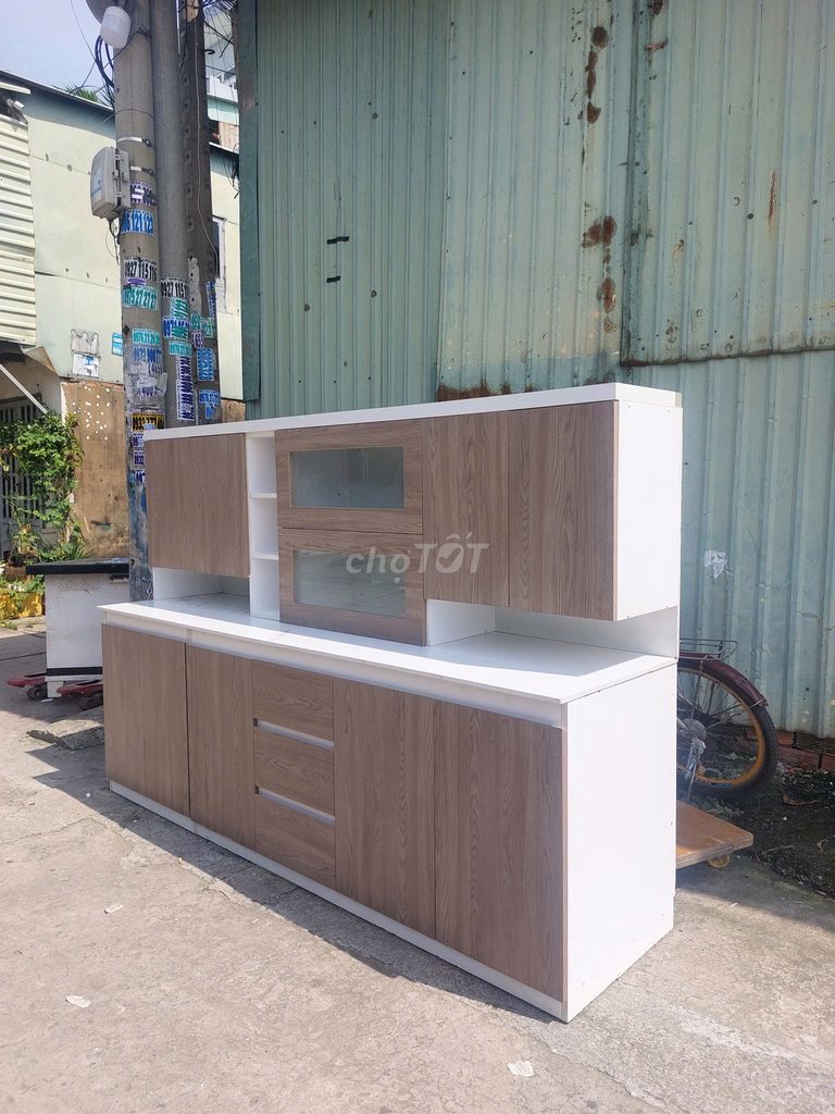 TỦ BẾP DÀI 2M3. Mua bán Tủ, kệ gia đình tại Quận Bình Tân Tp Hồ Chí Minh được đăng bởi HÀNG THANH LÝ NỘI THẤT 268 hình 1